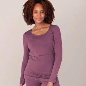 Kindred Bravely - Jane Nursing Pajama Top - Small